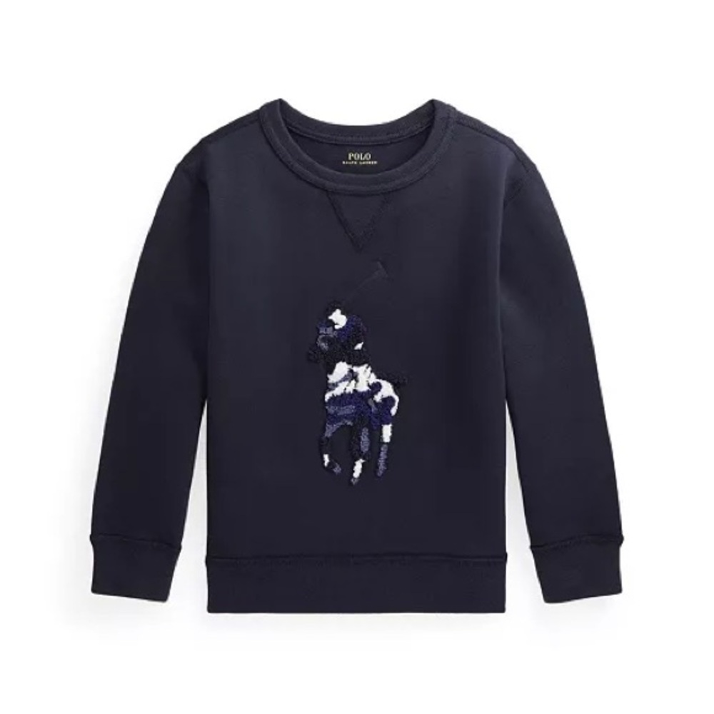 Polo by Ralph Lauren Kids Camo Big Pony Double-Knit Sweatshirt | 2T